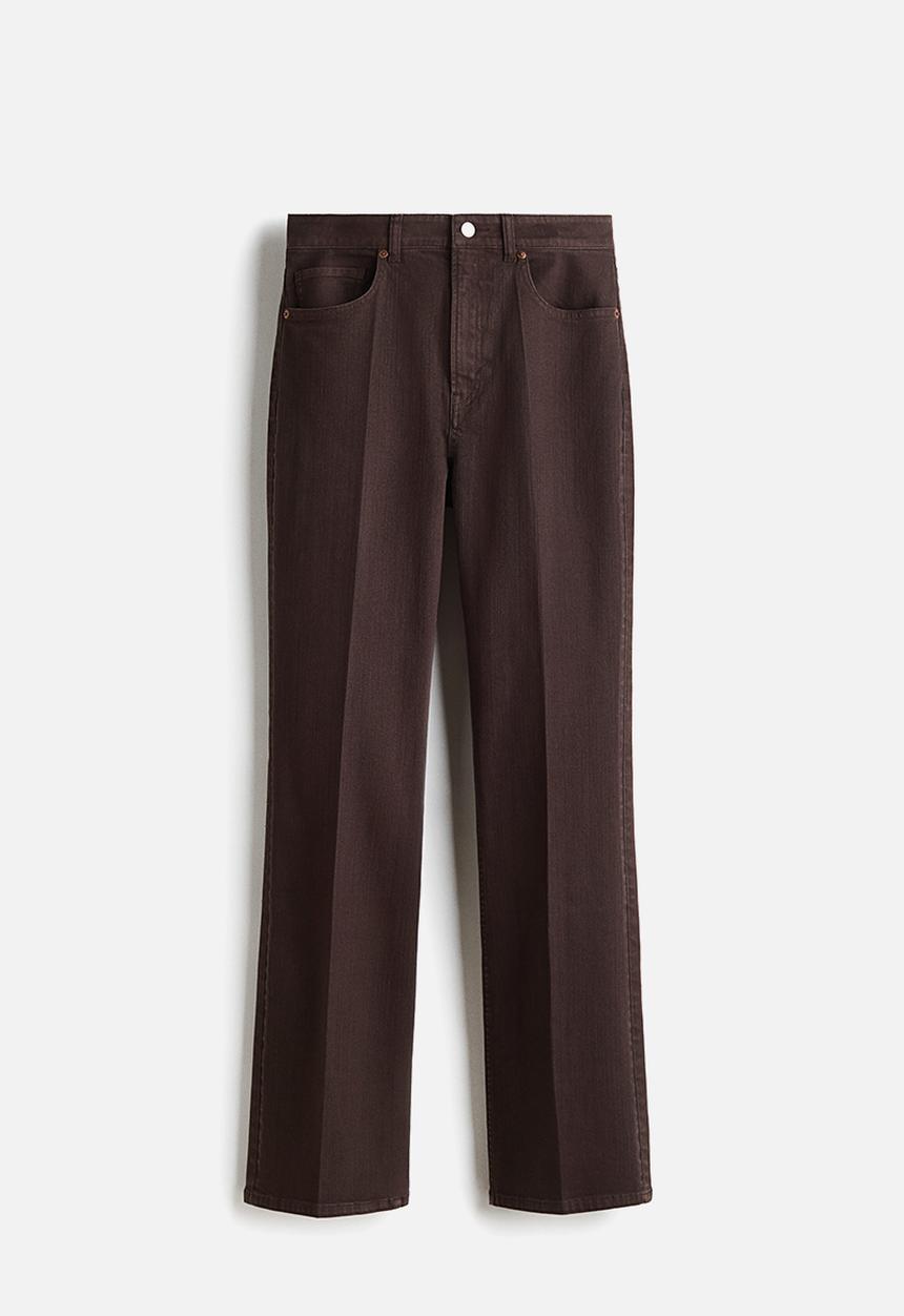 H&M - Bootcut high jeans - dark brown