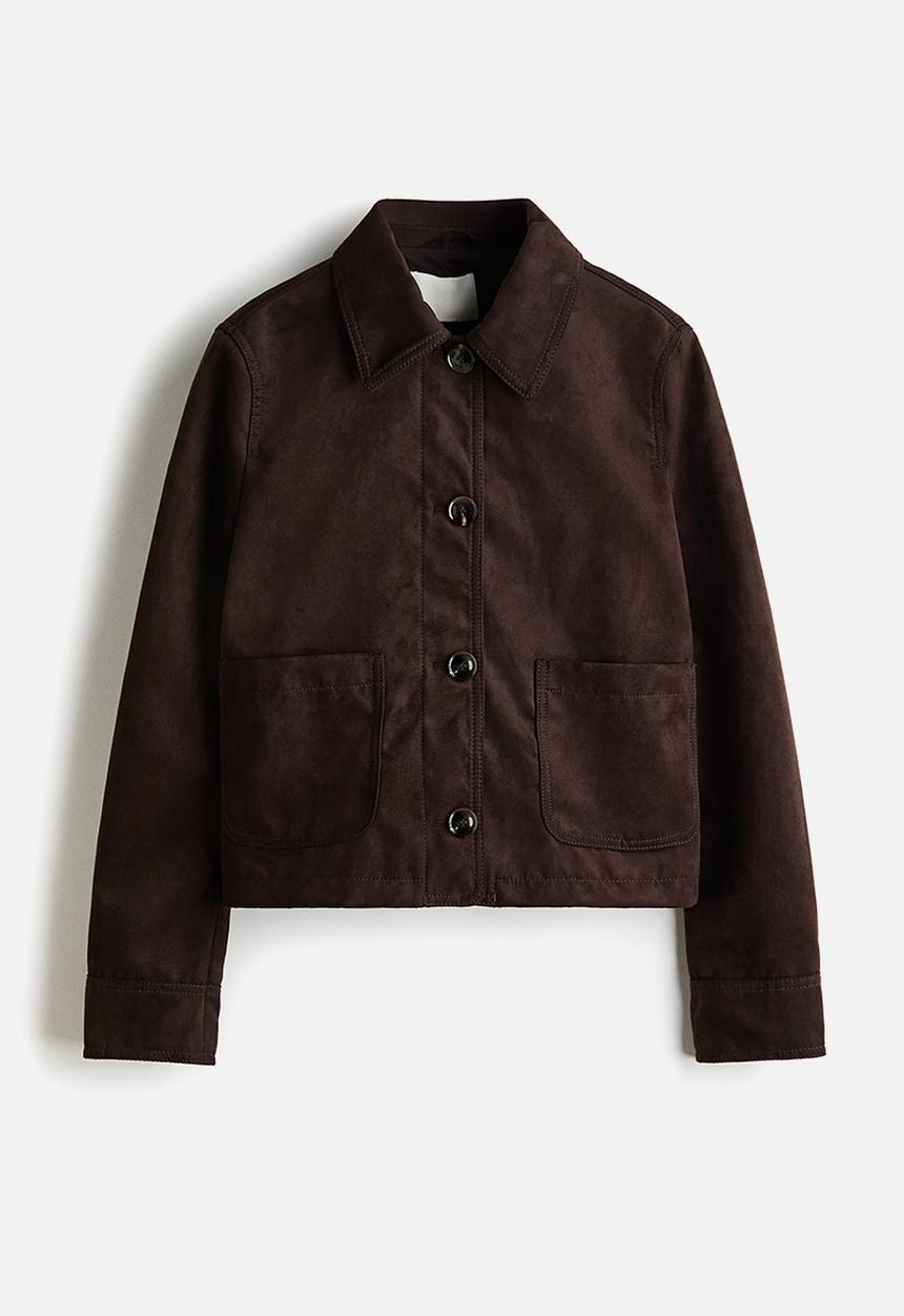 H&M - Short jacket - dark brown
