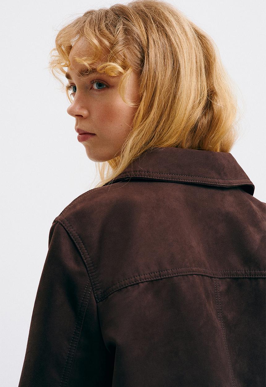 H&M - Short jacket - dark brown