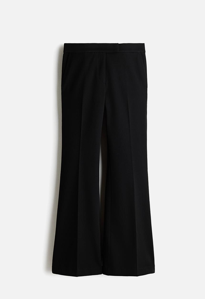 H&M - Flared trousers - black