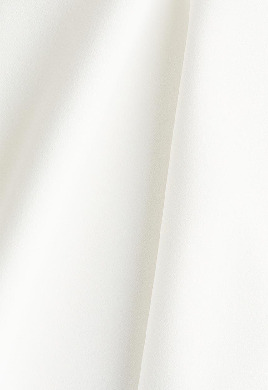 H&M - Ponte di roma peplum top - white