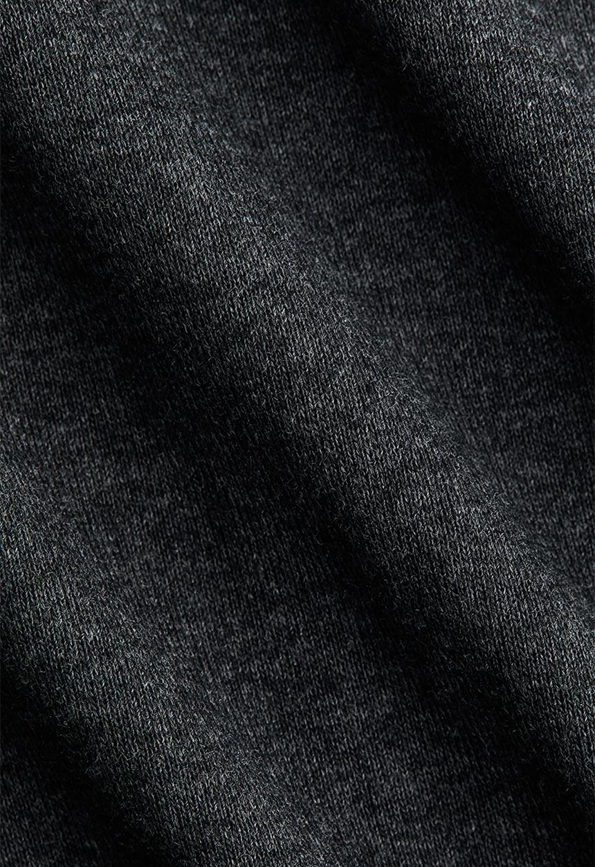 H&M - Fine-knit polo dress - dark grey marl