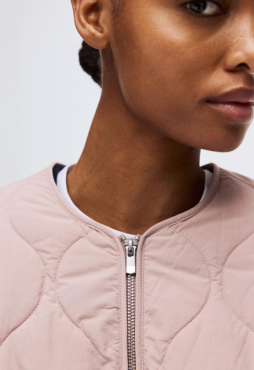 H&M - Thermolite® quilted jacket - light dusty pink