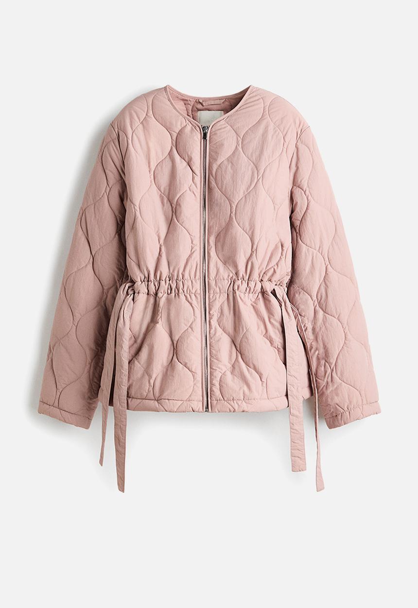 H&M - Thermolite® quilted jacket - light dusty pink