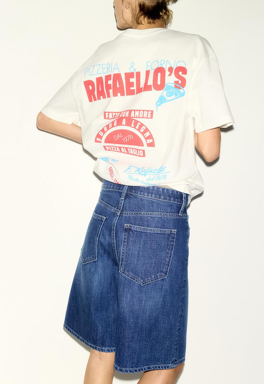 H&M - Denim bermuda shorts - denim blue