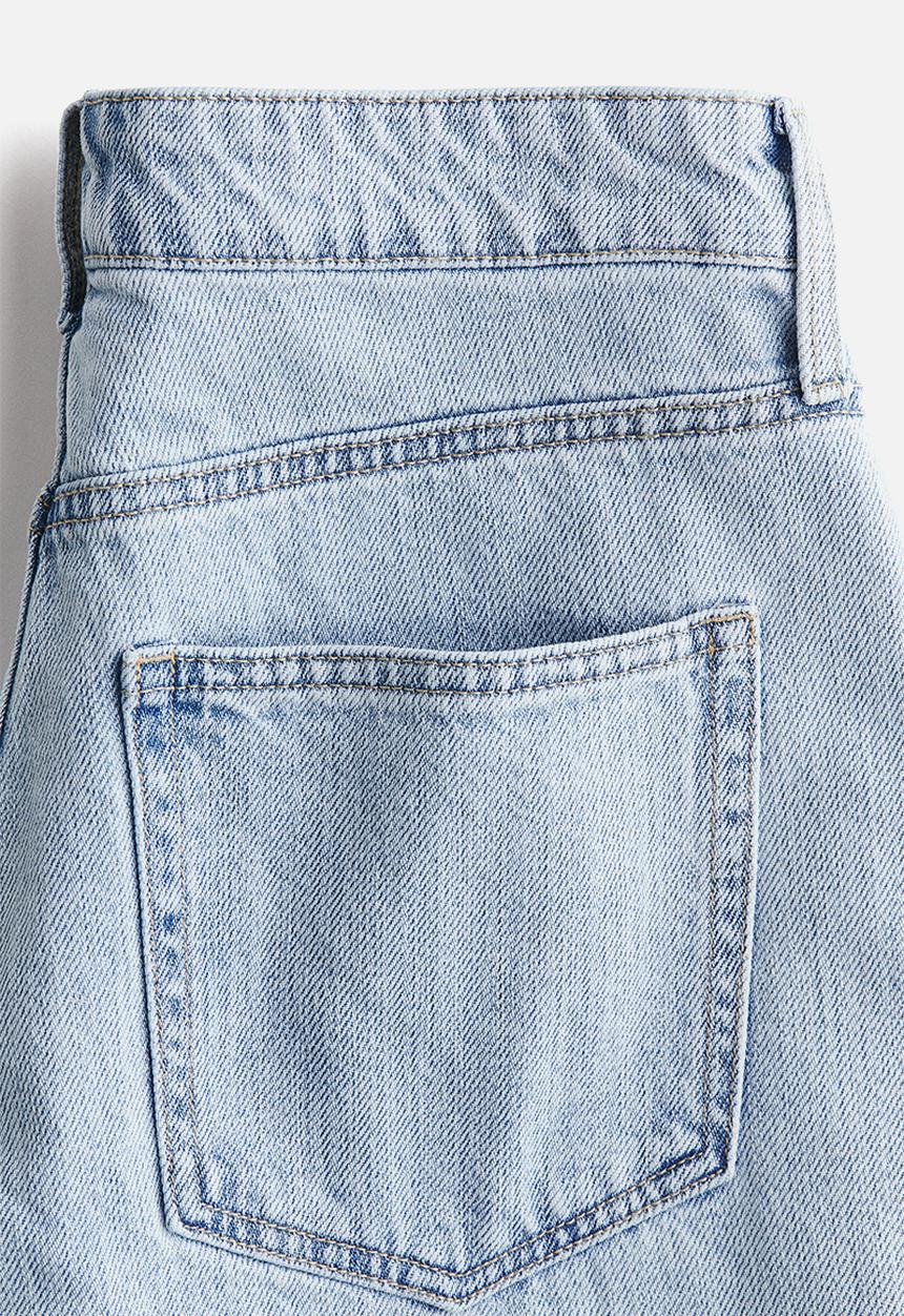 H&M - Denim bermuda shorts - light denim blue