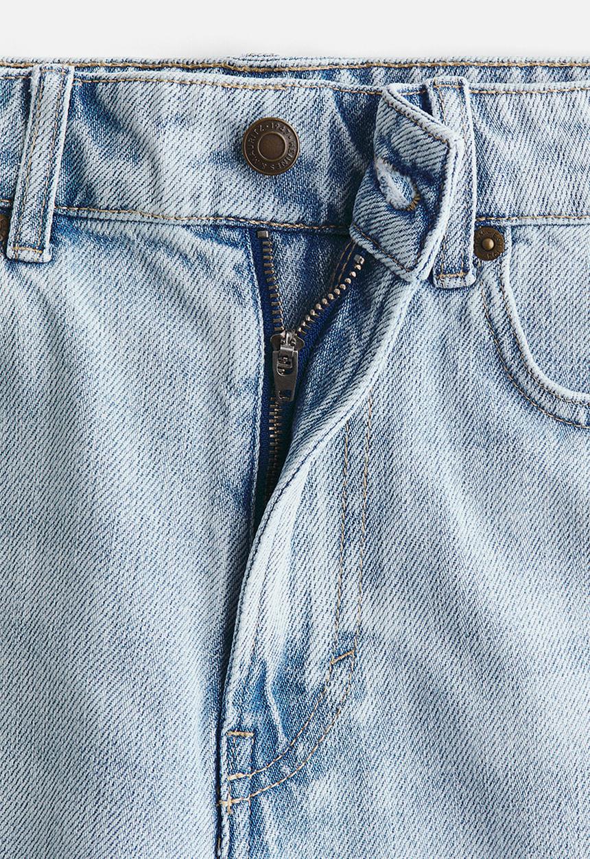 H&M - Denim bermuda shorts - light denim blue