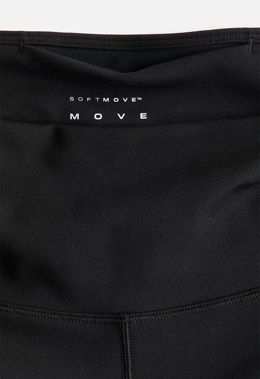 H&M - Wide sports leggings with softmove - black