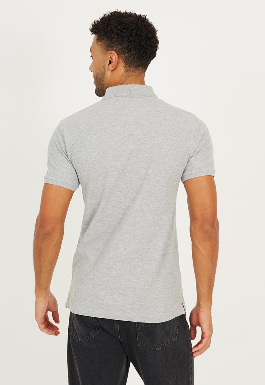 Brave Soul - Imai Polo - Light Grey Marl