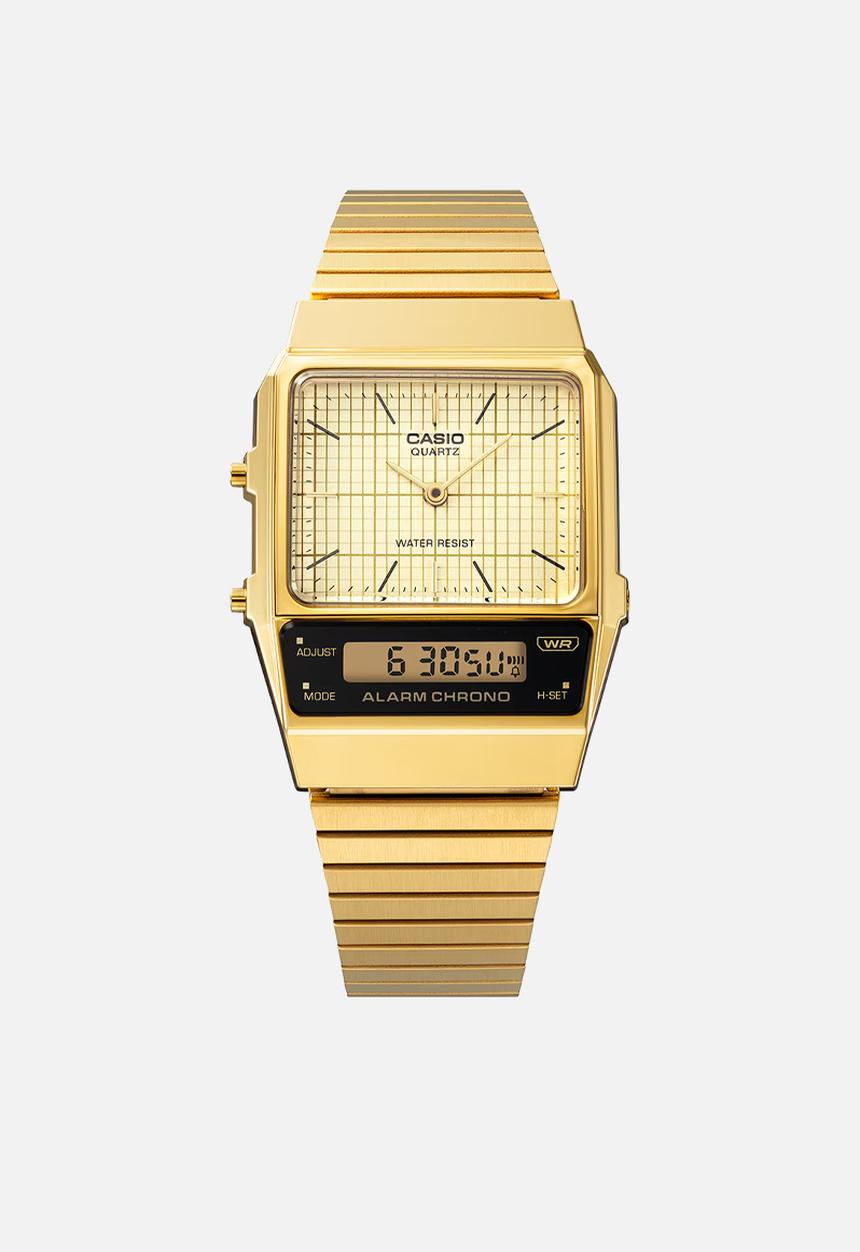 Casio - Retro Digi Gold Tone Plated - Gold