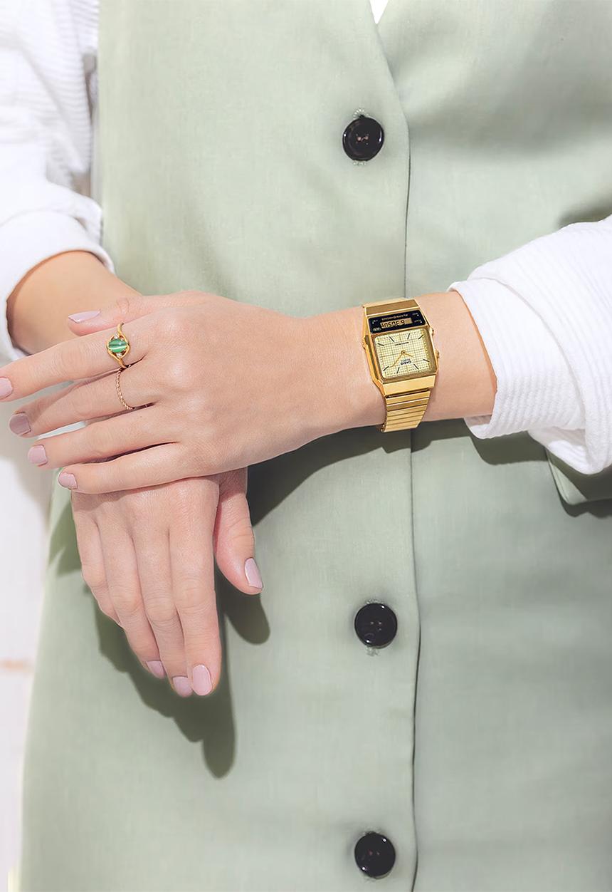 Casio - Retro Digi Gold Tone Plated - Gold