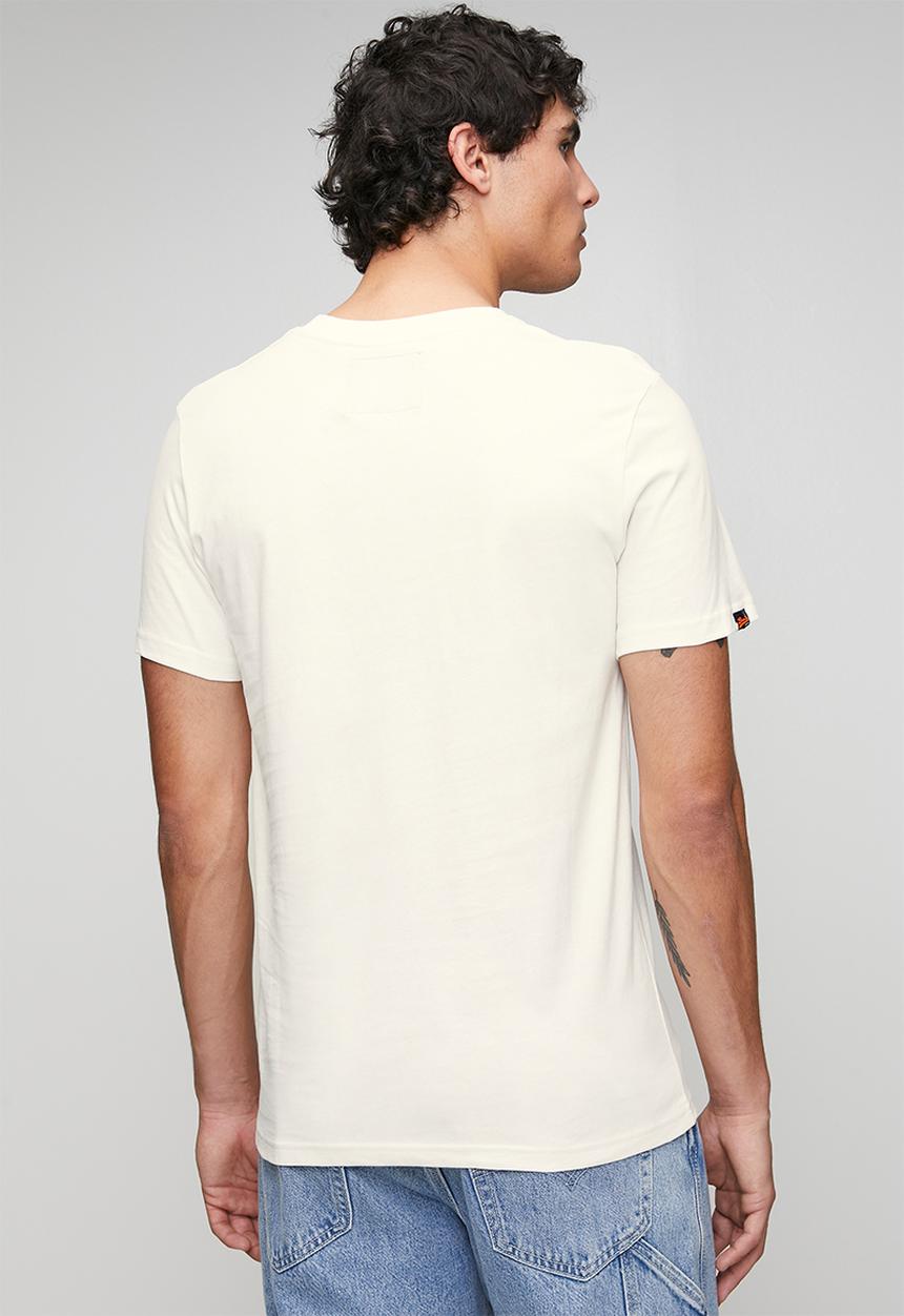 Superdry. - VL Classic Tee - 34C - Winter White