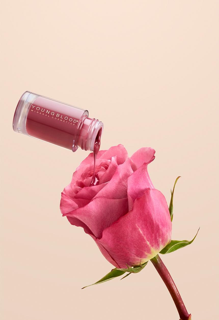 Youngblood Mineral Cosmetics - Everglow Lip Oil - Wild Rose