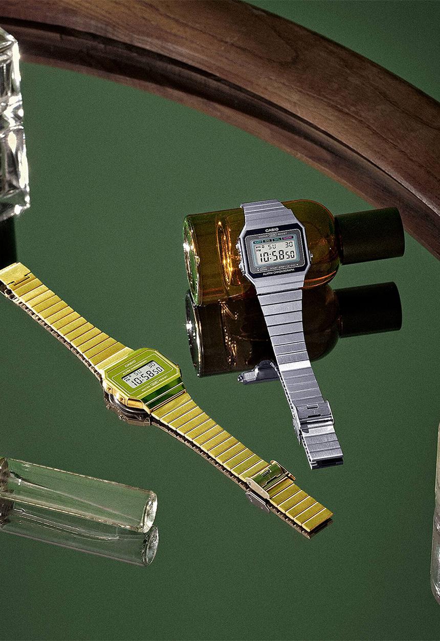 Casio - Retro Steel Gold Slim Case - Gold