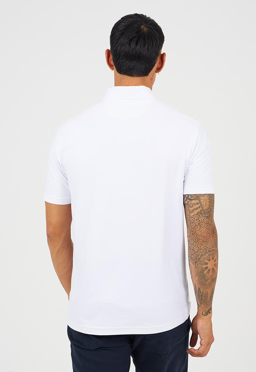 Brave Soul - MENS REGULAR FIT, SHORT SLEEVE GRIFFINB - OPTIC WHITE