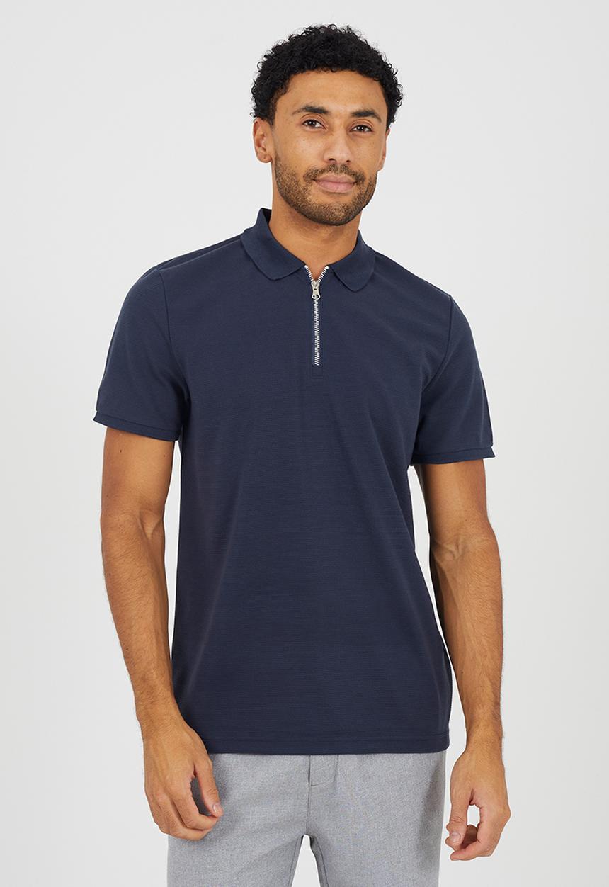 Brave Soul - MENS REGULAR FIT, SHORT SLEEVE POLO LYNDHURSC - NAVY