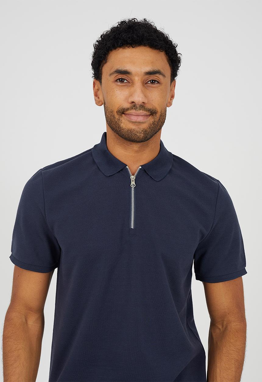 Brave Soul - MENS REGULAR FIT, SHORT SLEEVE POLO LYNDHURSC - NAVY