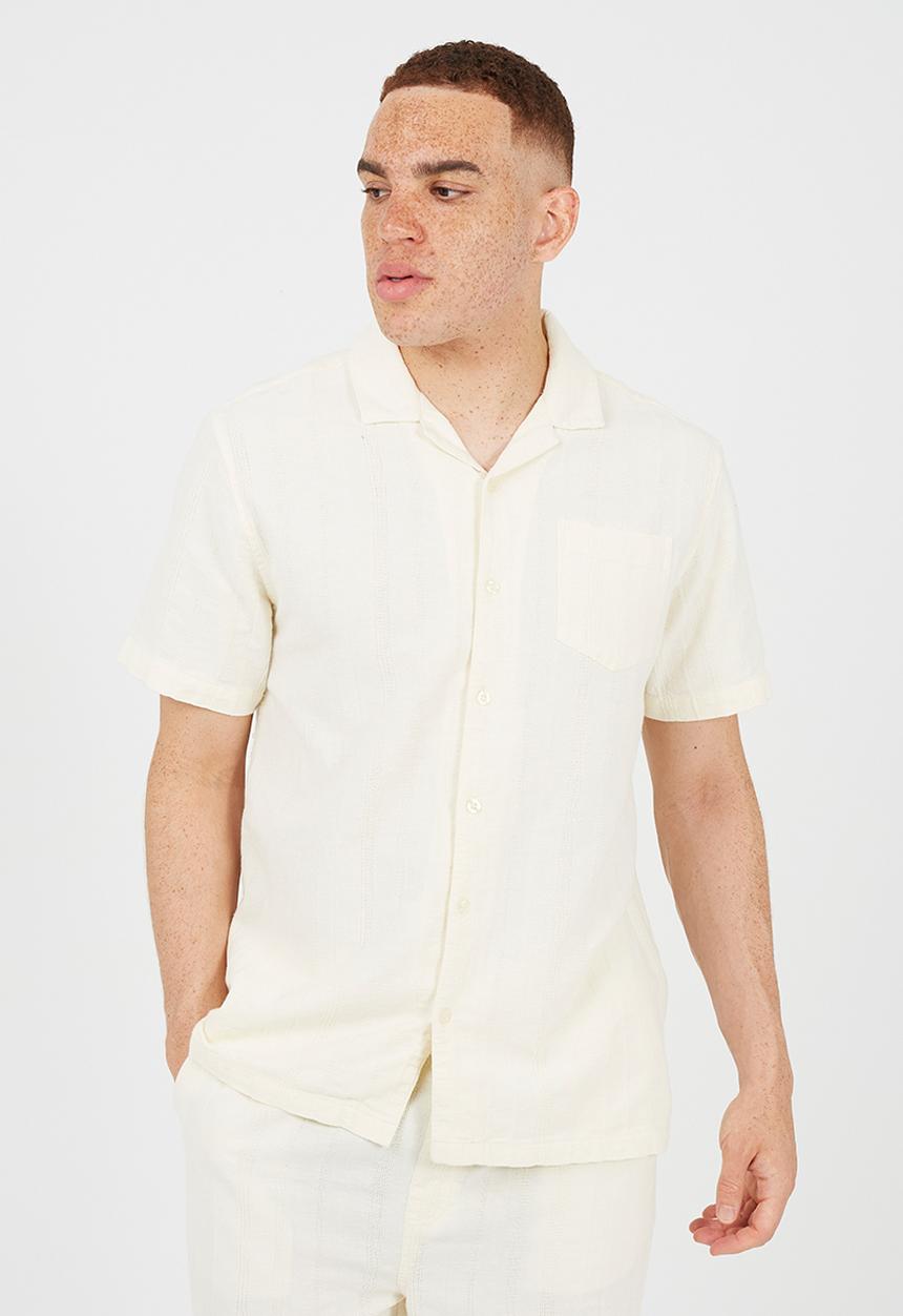 Brave Soul - Boswell Shirt - Cream