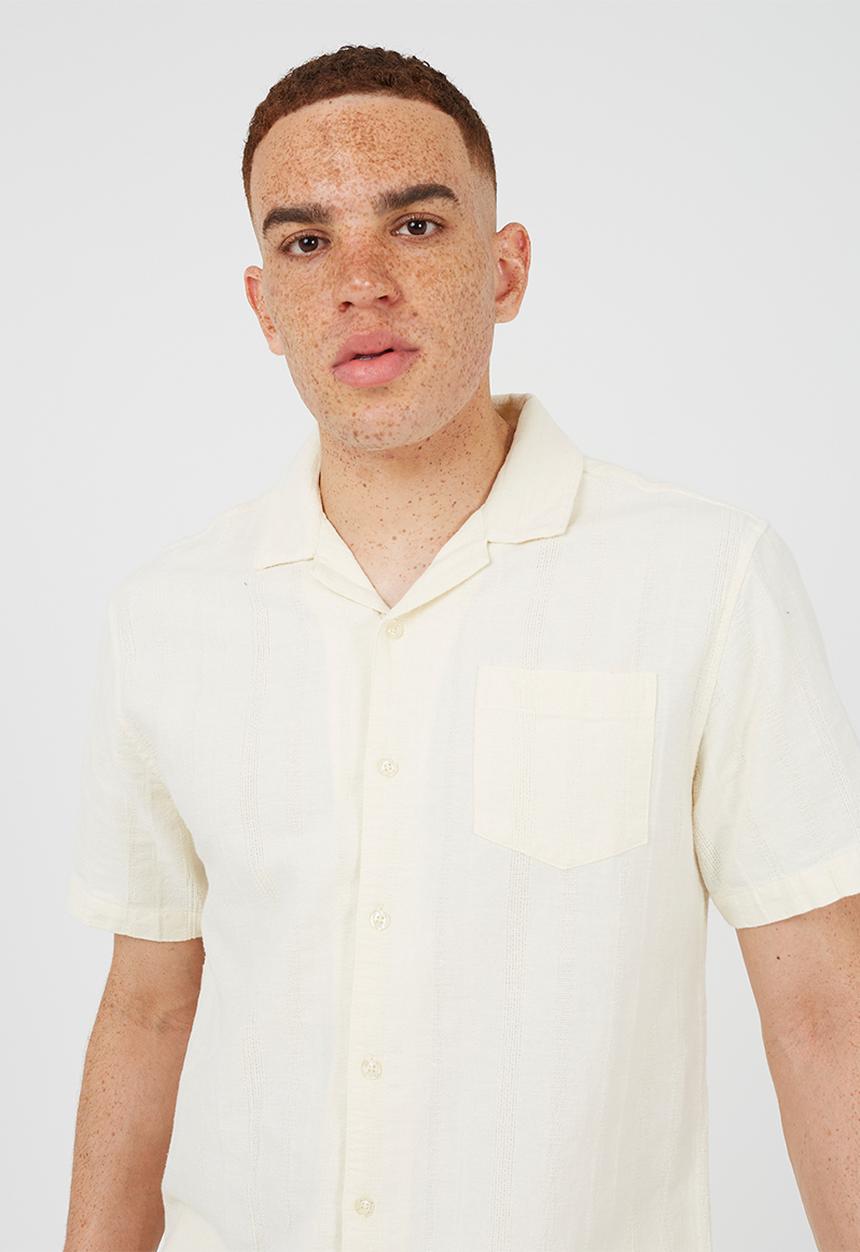 Brave Soul - Boswell Shirt - Cream