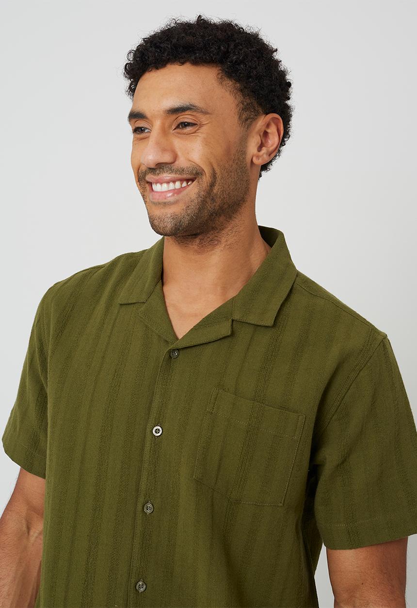 Brave Soul - Boswell Shirt - Khaki