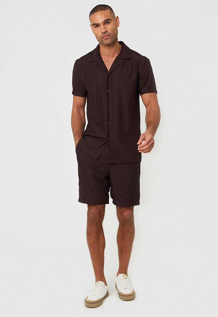 Brave Soul - Nikolaie Shirt - Bitter Chocolate