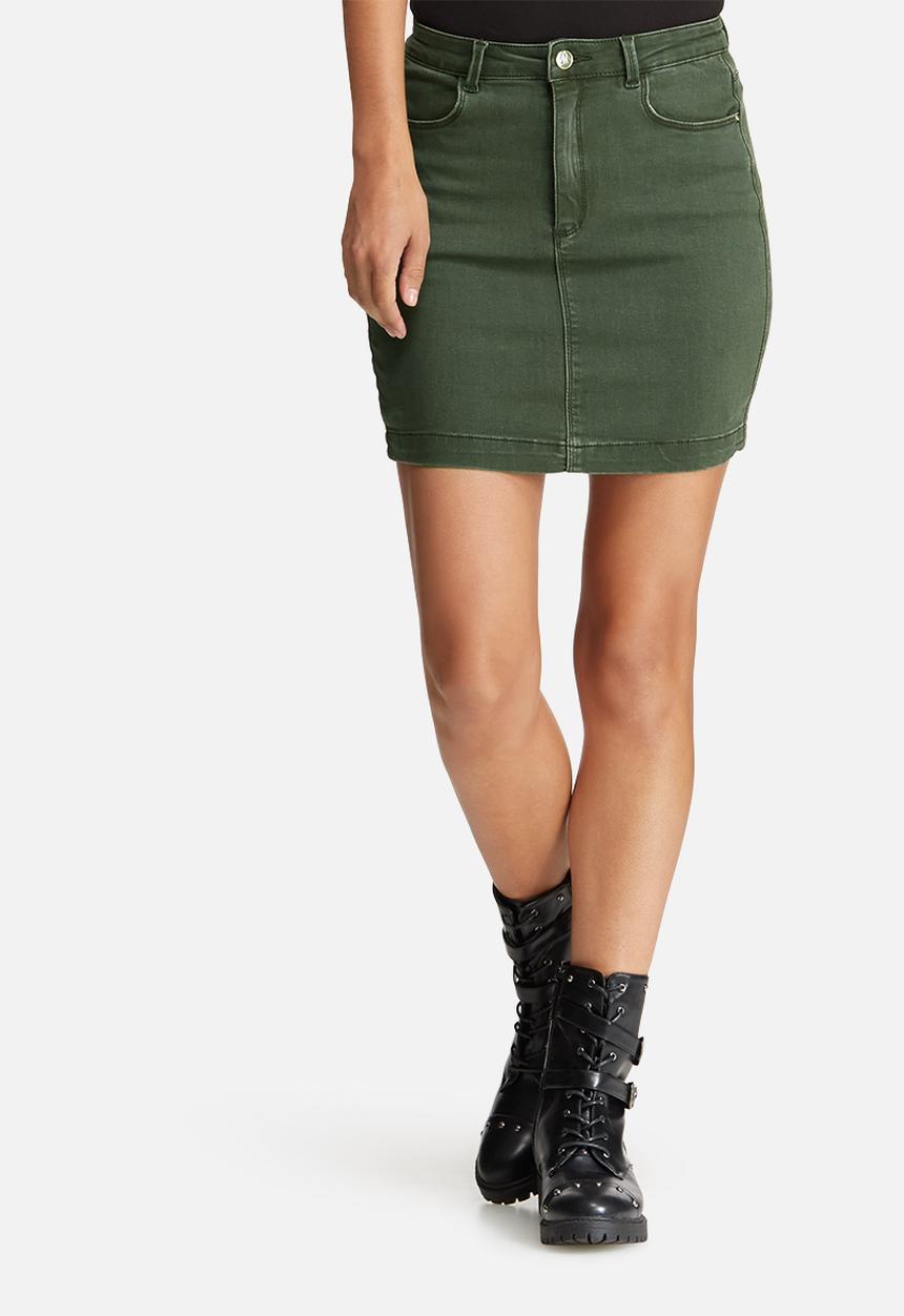 Missguided - Superstretch denim mini skirt