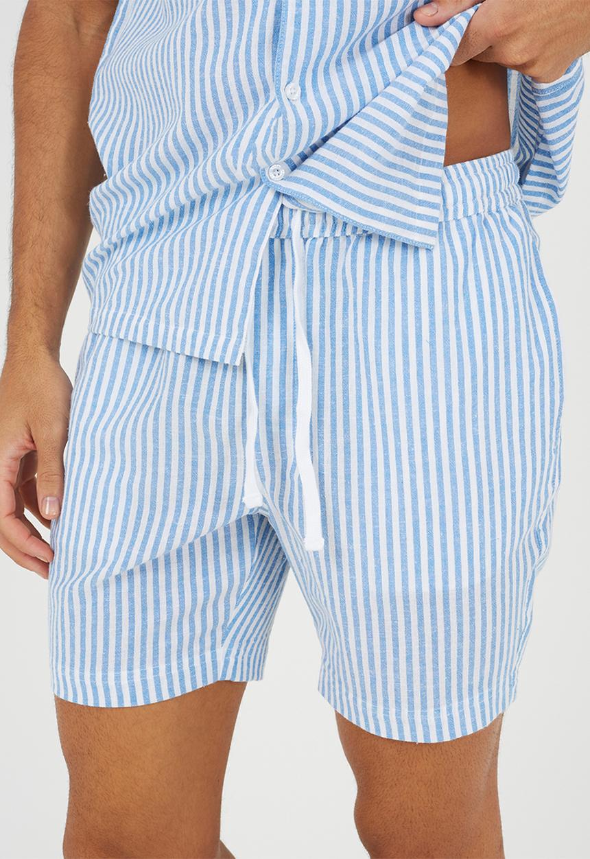 Brave Soul - Renley Shorts - Blue/White