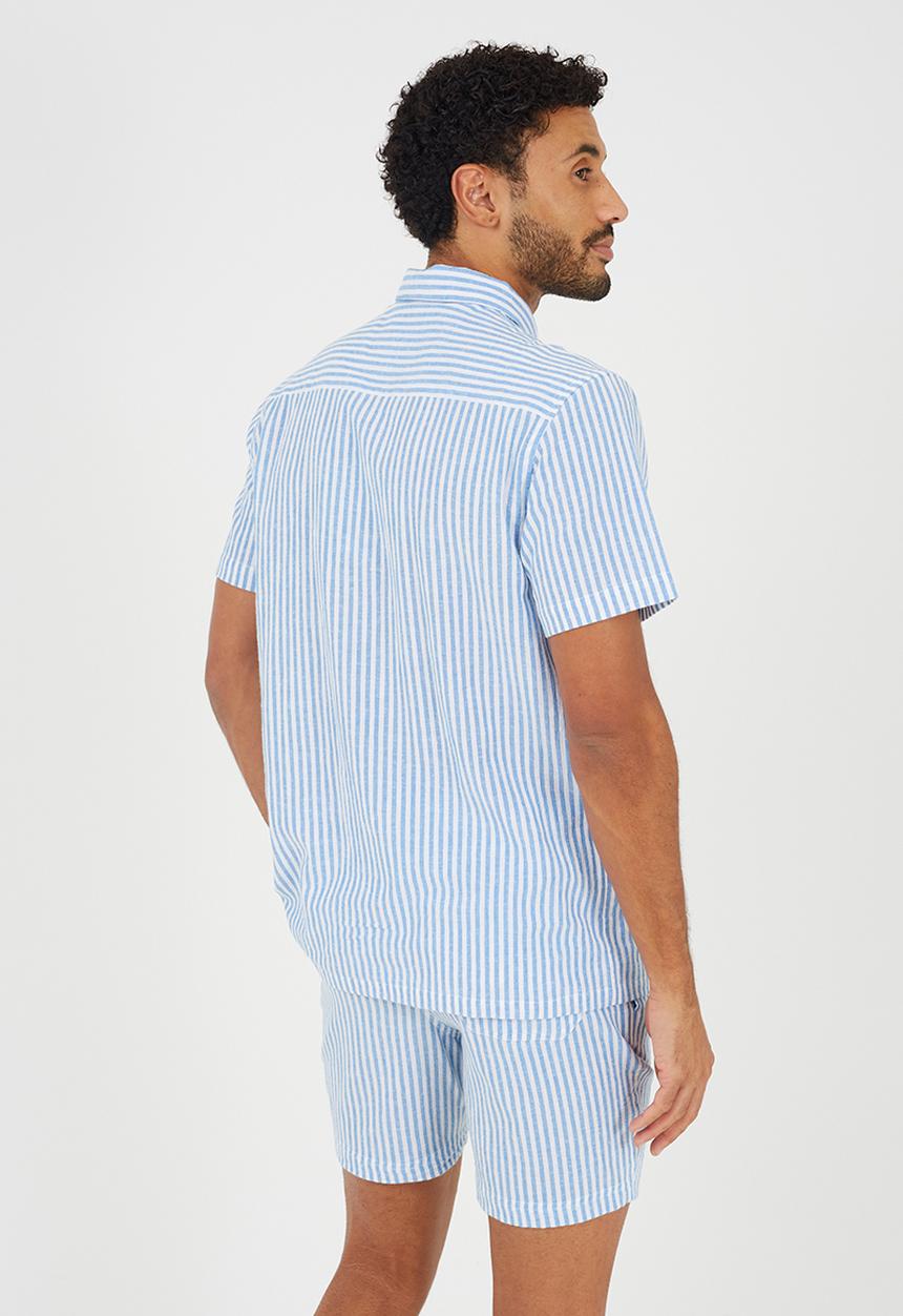 Brave Soul - Renley Shorts - Blue/White