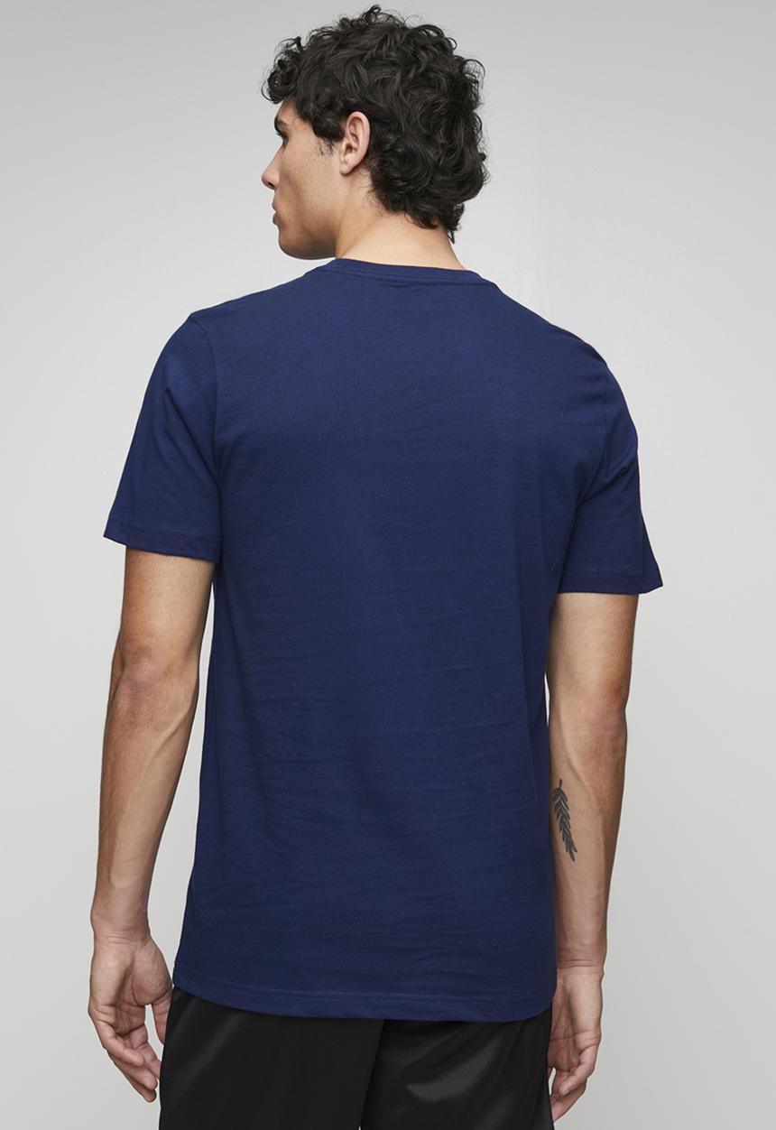 adidas Performance - Small Logo SJ Tee  - dark blue/white