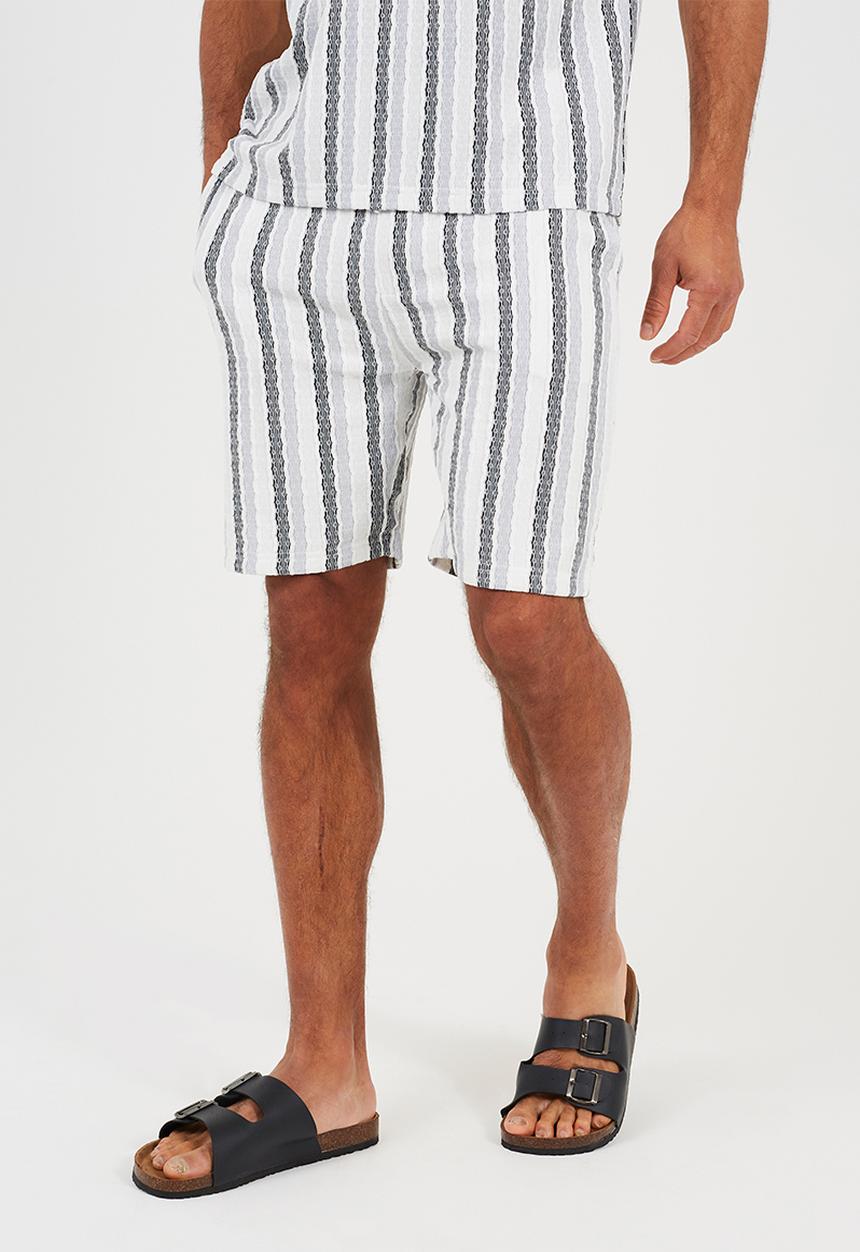 Brave Soul - Verigo Short - White/Black/Light Blue