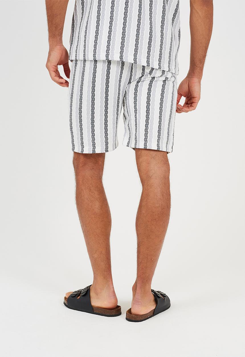 Brave Soul - Verigo Short - White/Black/Light Blue