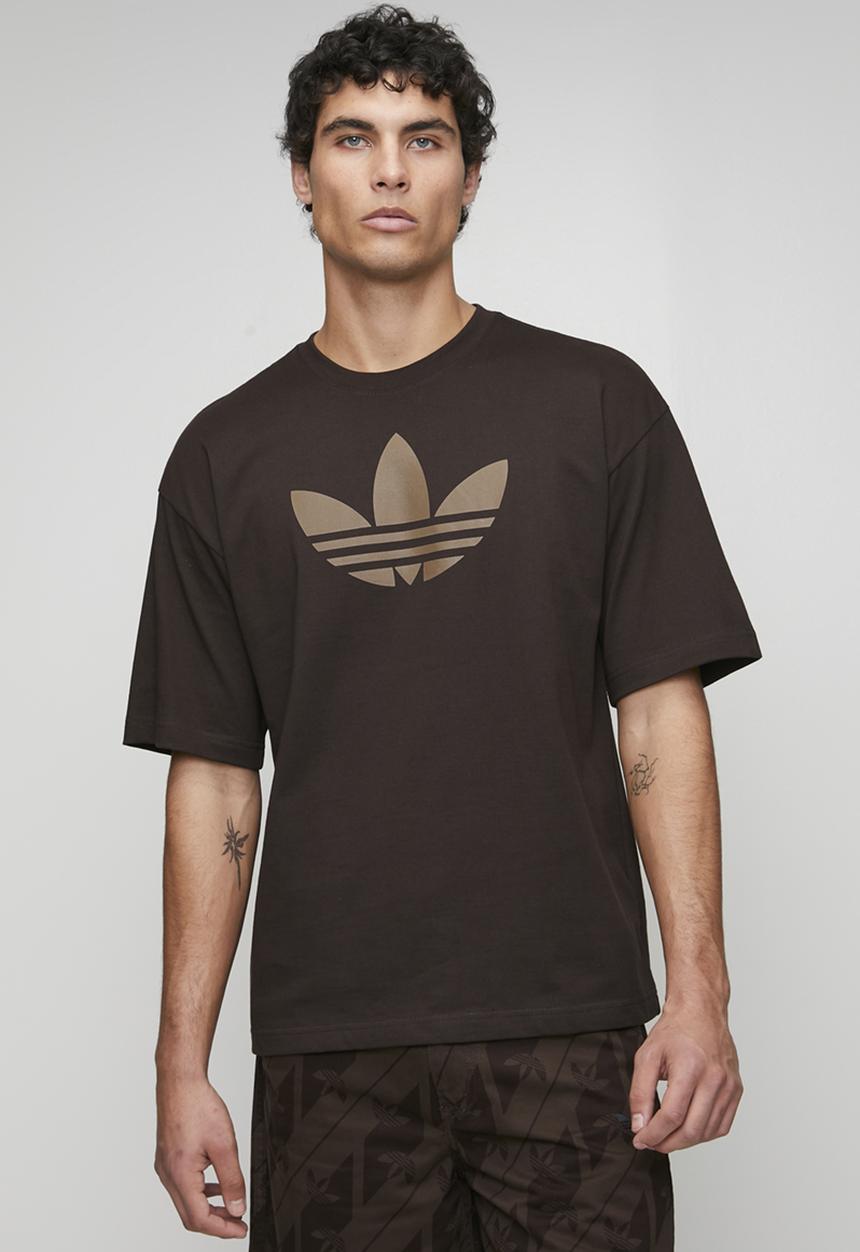 adidas Originals - Trefoil Tee -SHIRFL - aurora coffee/khaki six