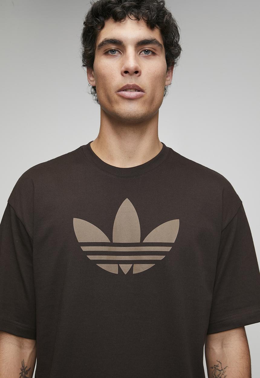 adidas Originals - Trefoil Tee -SHIRFL - aurora coffee/khaki six