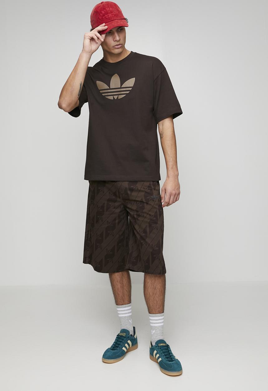 adidas Originals - Trefoil Tee -SHIRFL - aurora coffee/khaki six
