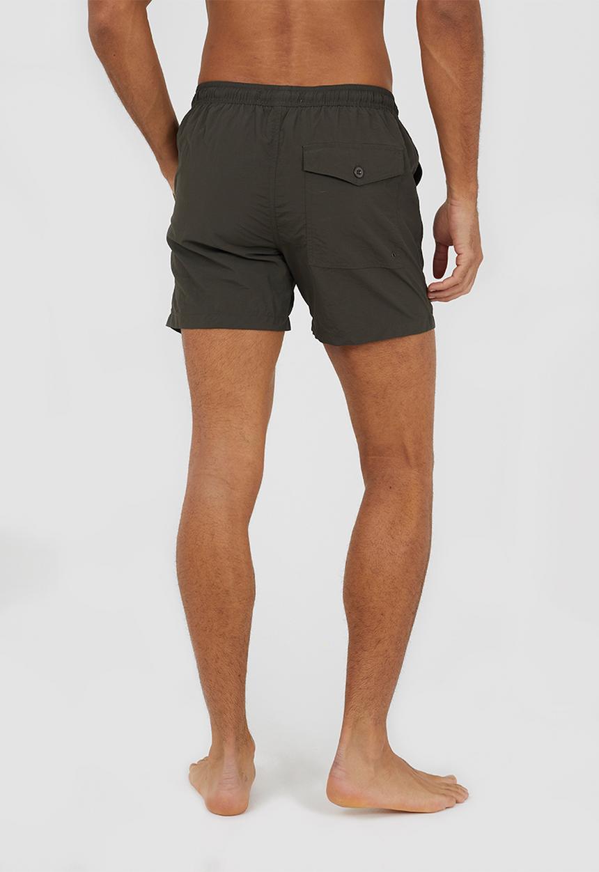 Brave Soul - Taslan Swim Short - Khaki