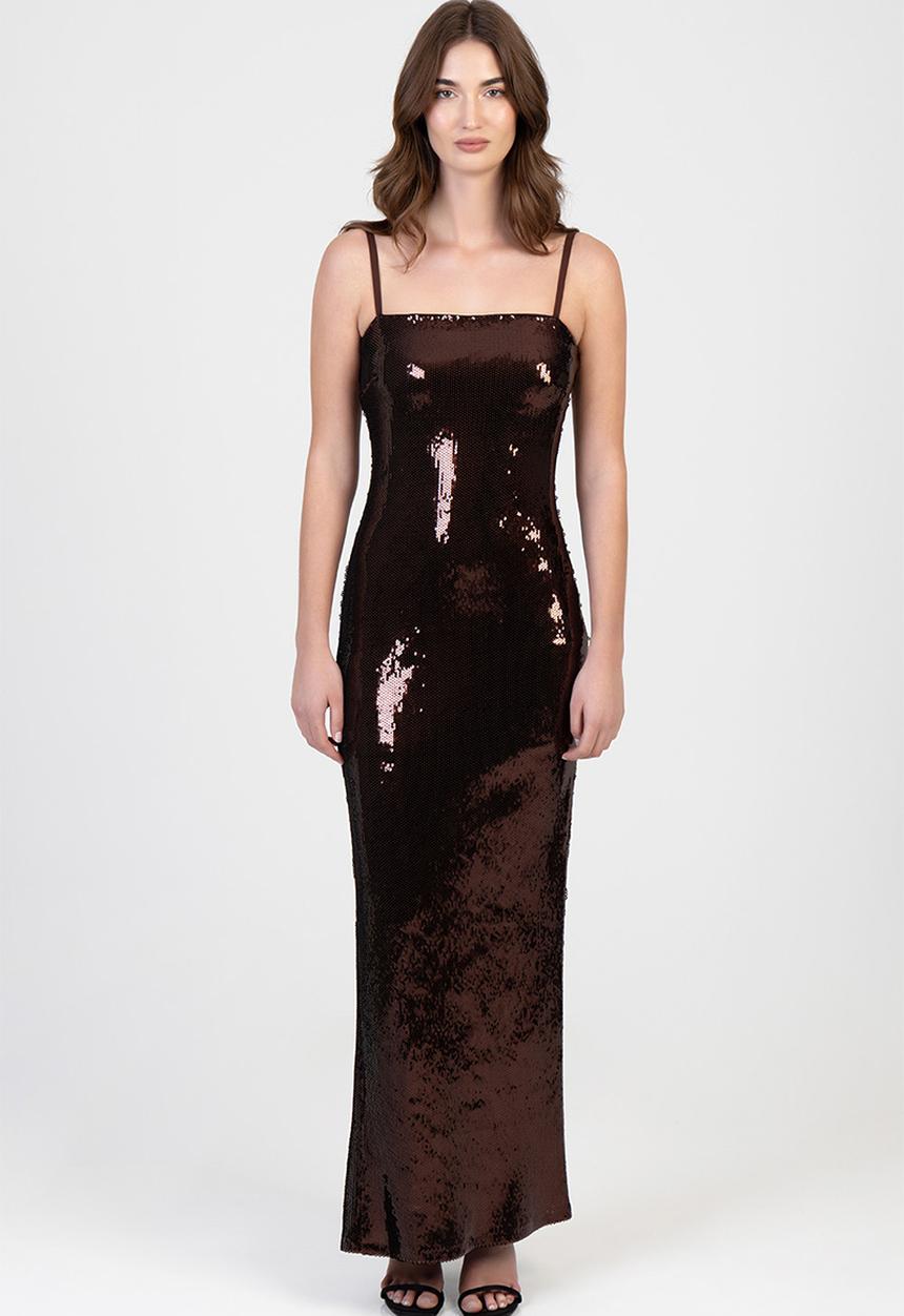 SISSY BOY - It's Not Me Maxi Dress - Brown
