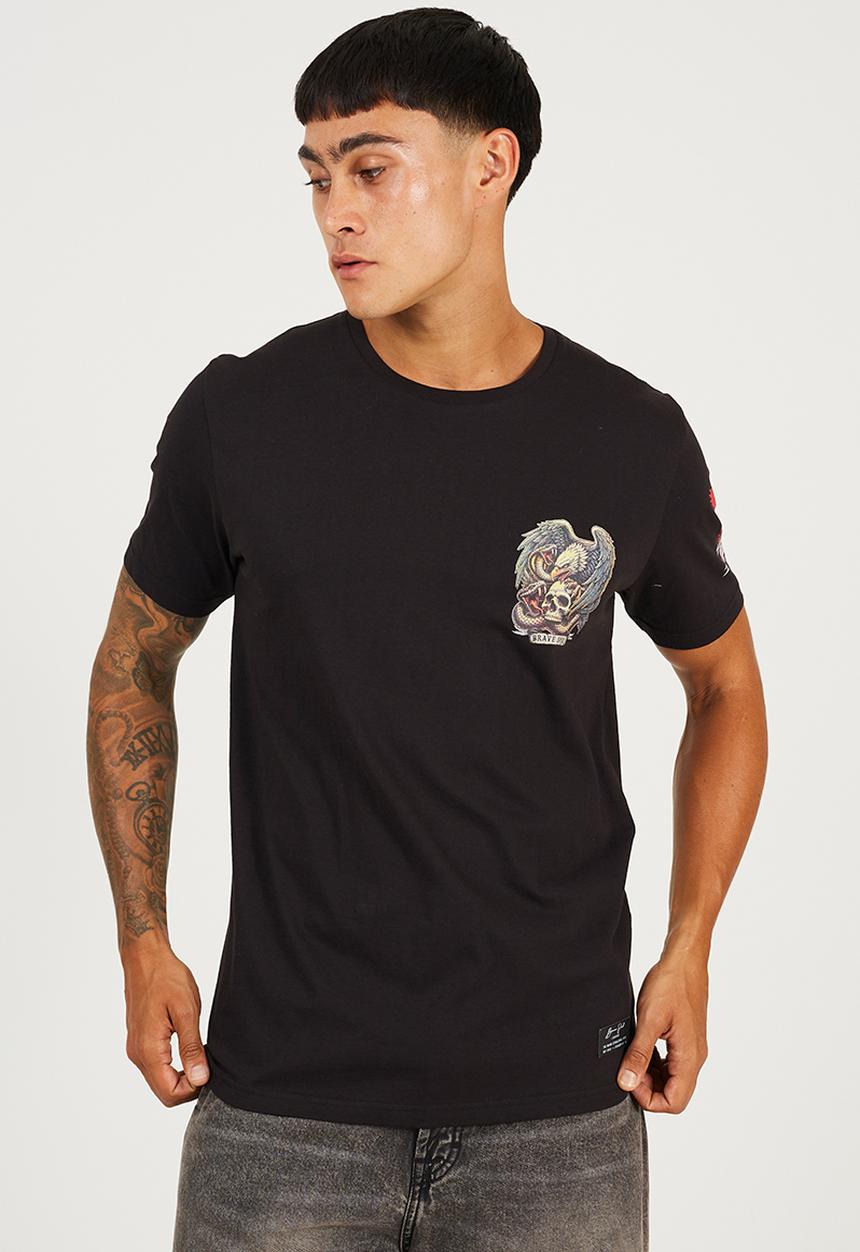 Brave Soul - Kruger T-shirt - Jet Black