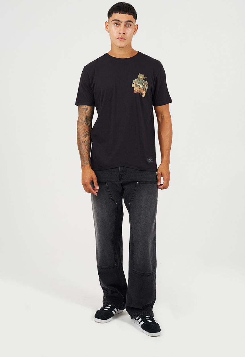 Brave Soul - Neko T-shirt - Jet Black