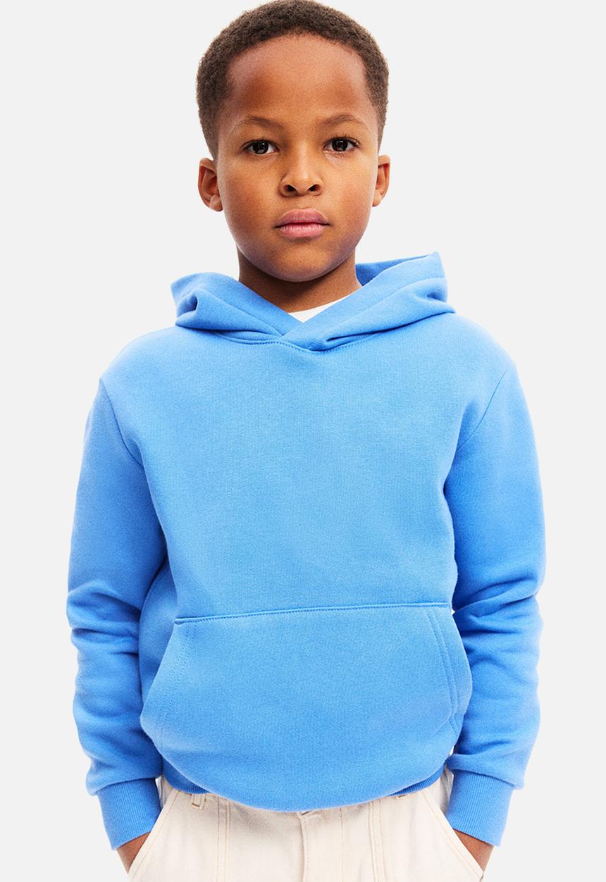 H&M - Brushed-inside hoodie - blue