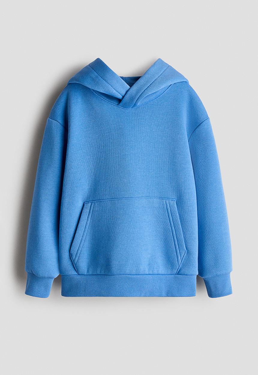 H&M - Brushed-inside hoodie - blue