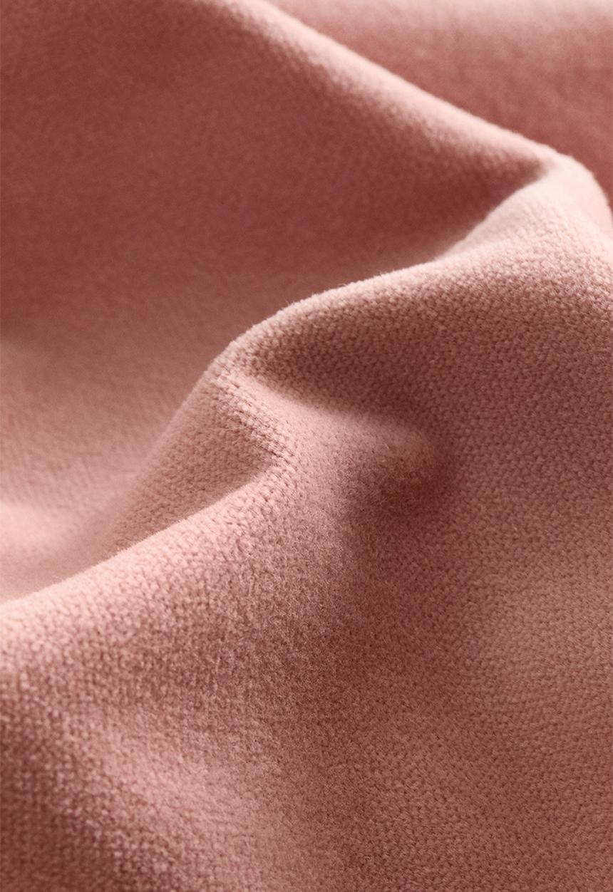 H&M - Cotton velvet cushion cover - light dusty pink