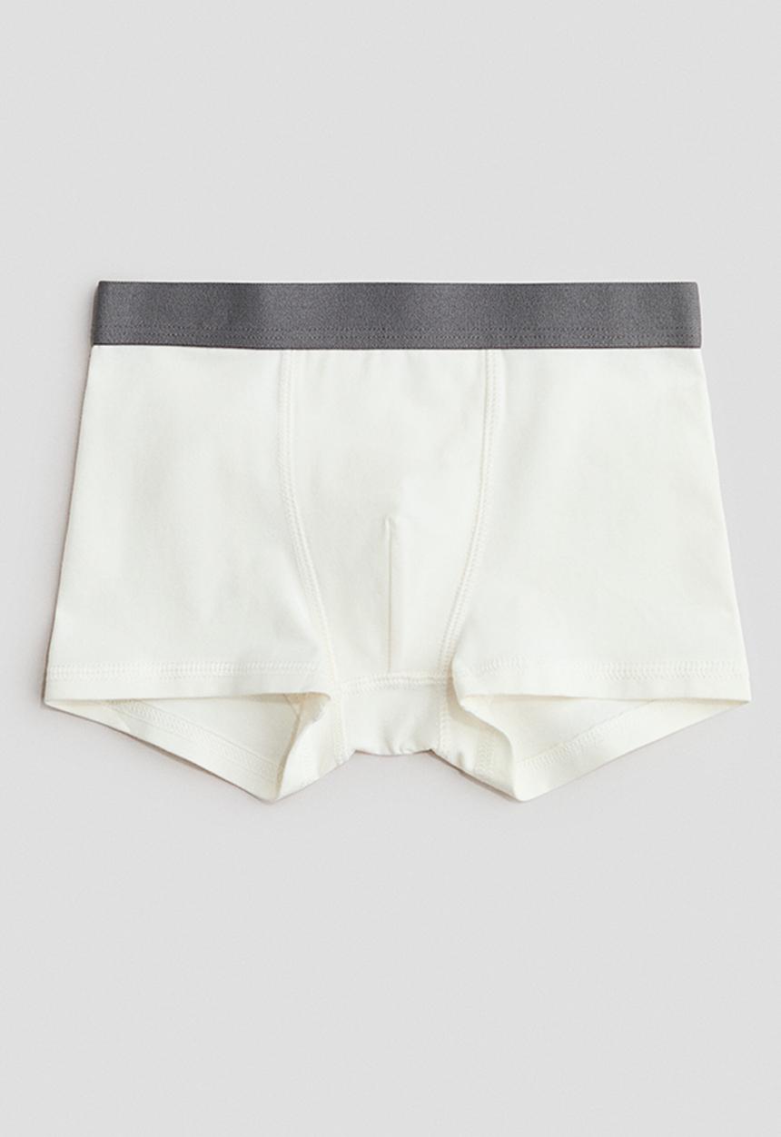 H&M - 5-Pack trunks - white/grey