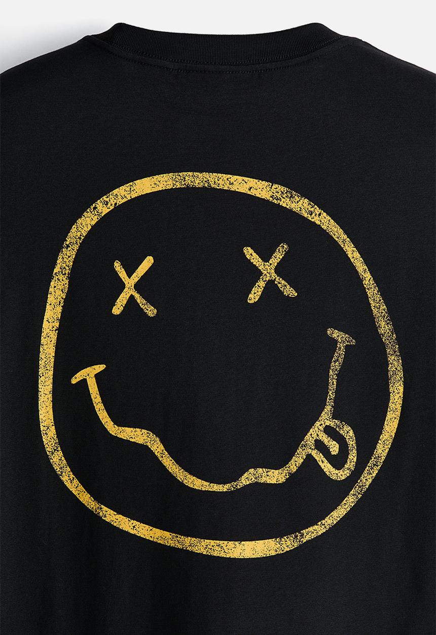 H&M - Loose fit t-shirt - black/nirvana