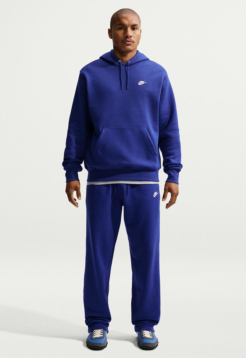 Nike - Club  Pullover BB Hoodie- Deep Royal Blue/Deep Royal Blue/White