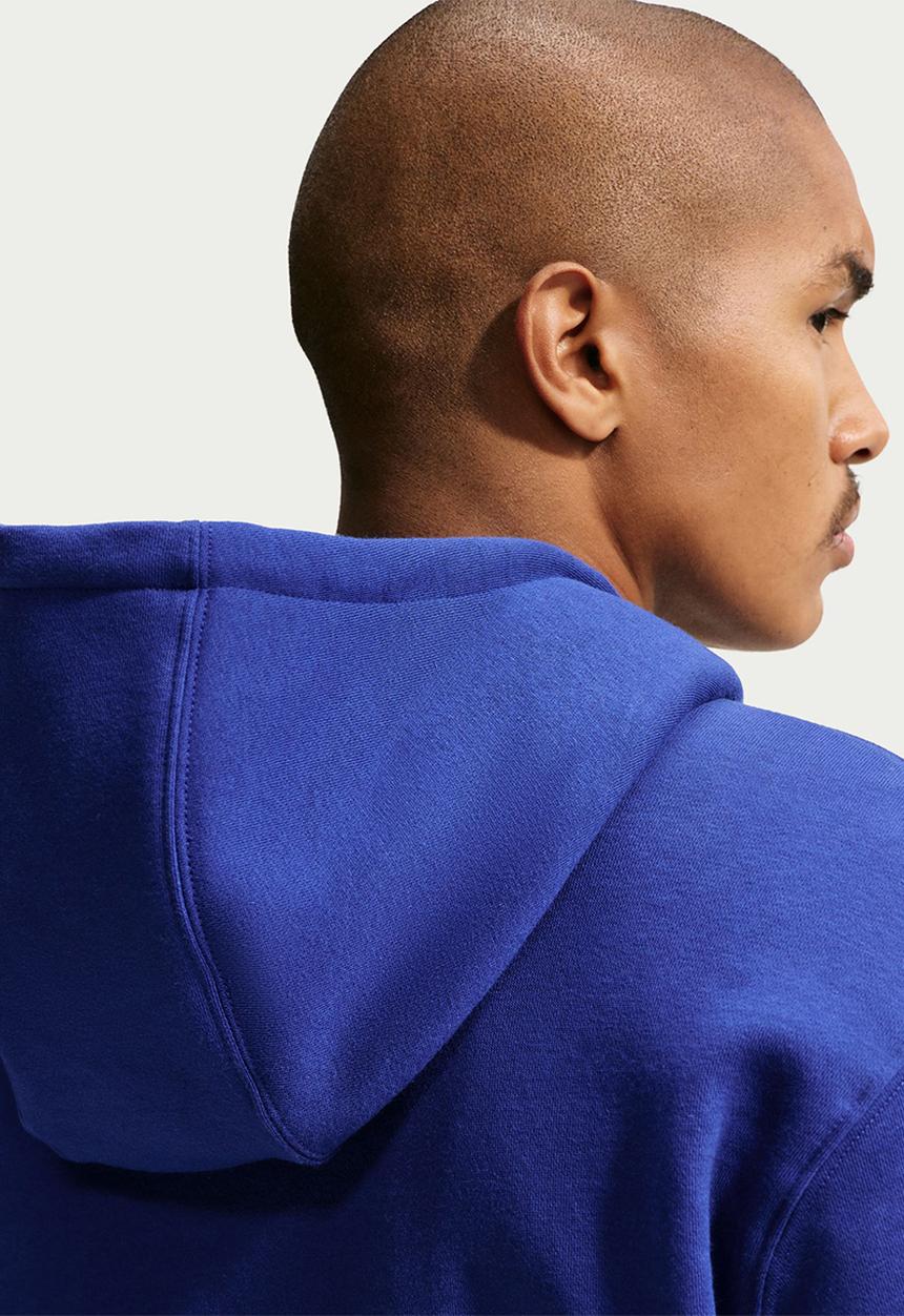 Nike - Club  Pullover BB Hoodie- Deep Royal Blue/Deep Royal Blue/White