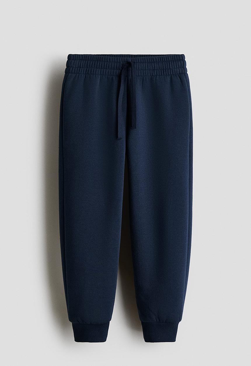 H&M - Brushed-inside joggers - navy blue