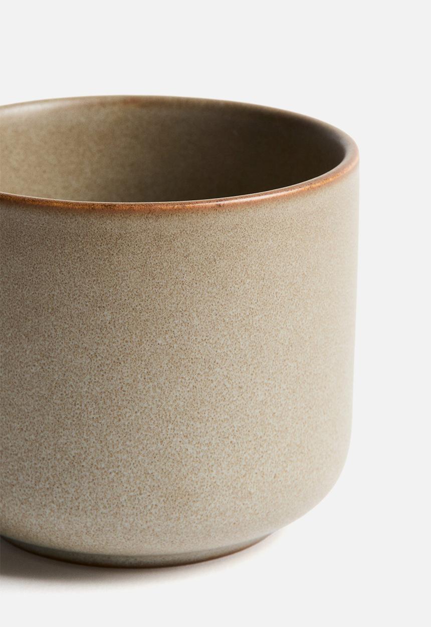 H&M - Reactive-glaze stoneware mug - beige