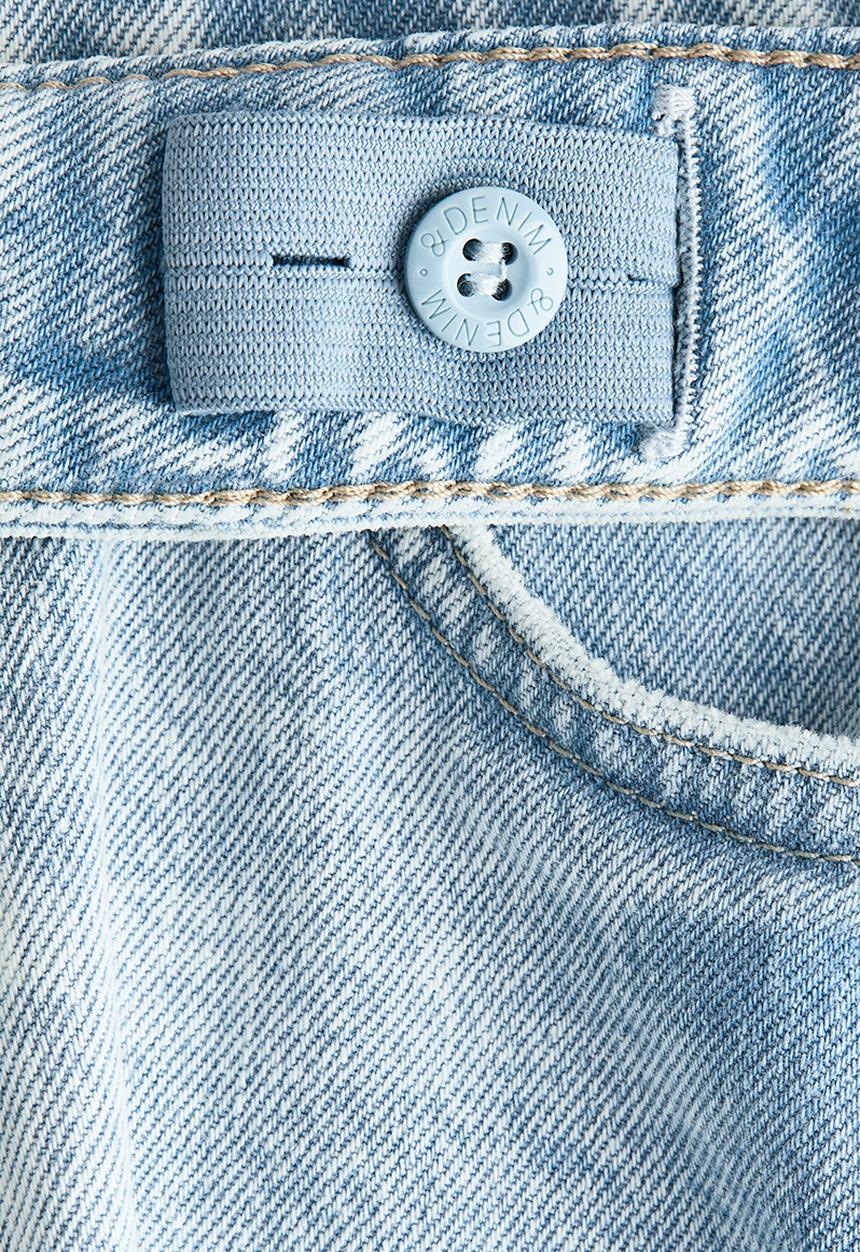 H&M - Baggy fit bootcut leg jeans - light denim blue
