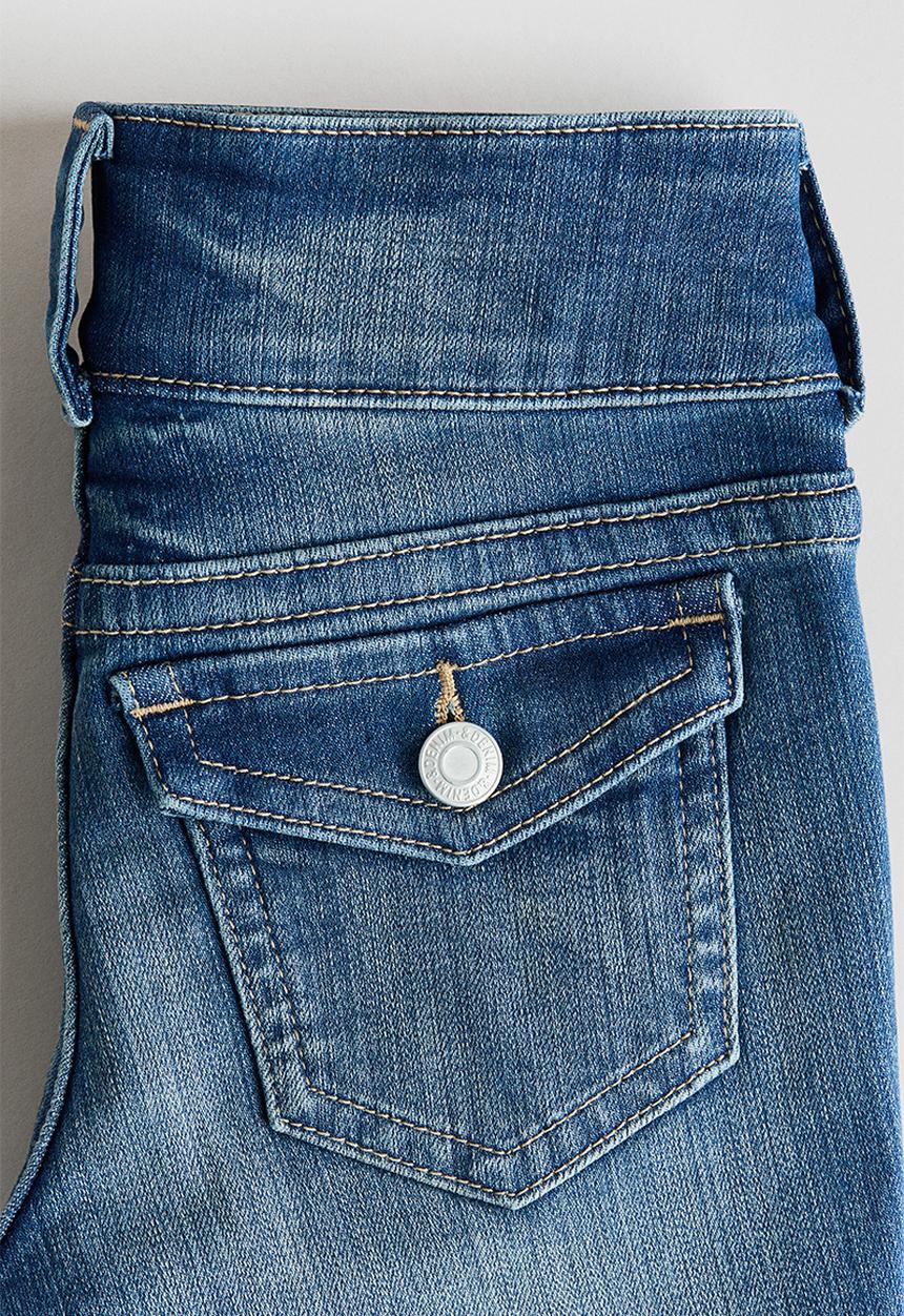 H&M - Bootcut leg low jeans - denim blue