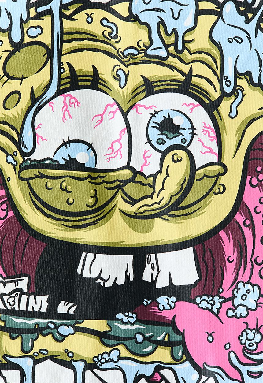 H&M - Print-motif T-shirt - cream/spongebob